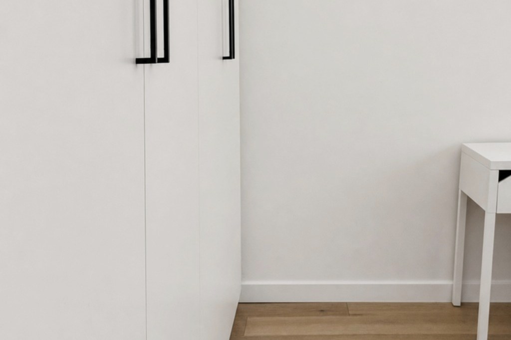 Ingemaakte kasten in de hoofdslaapkamer